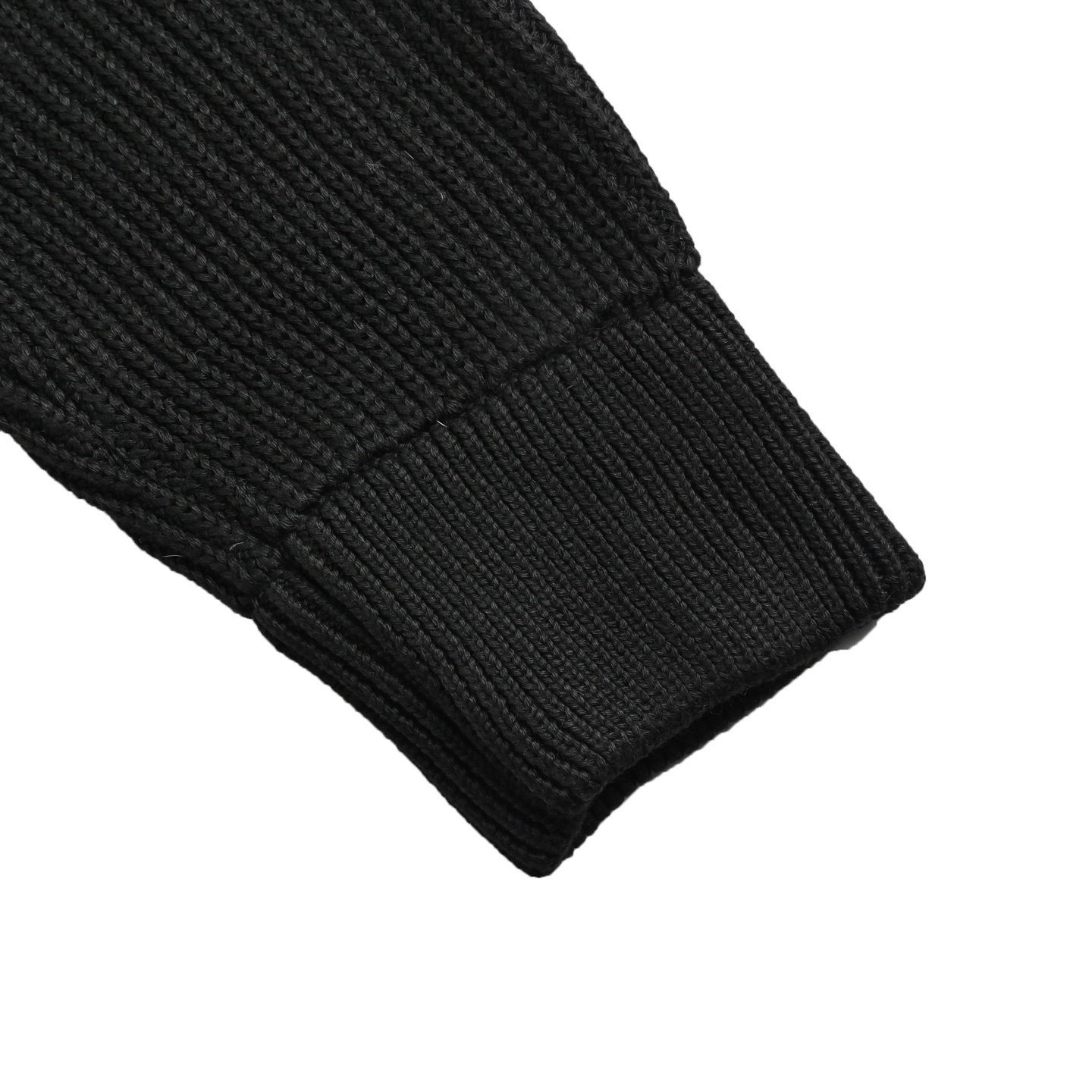 Moncler Tricot Hybrid Zip Cardigan Black - Afbeelding 6
