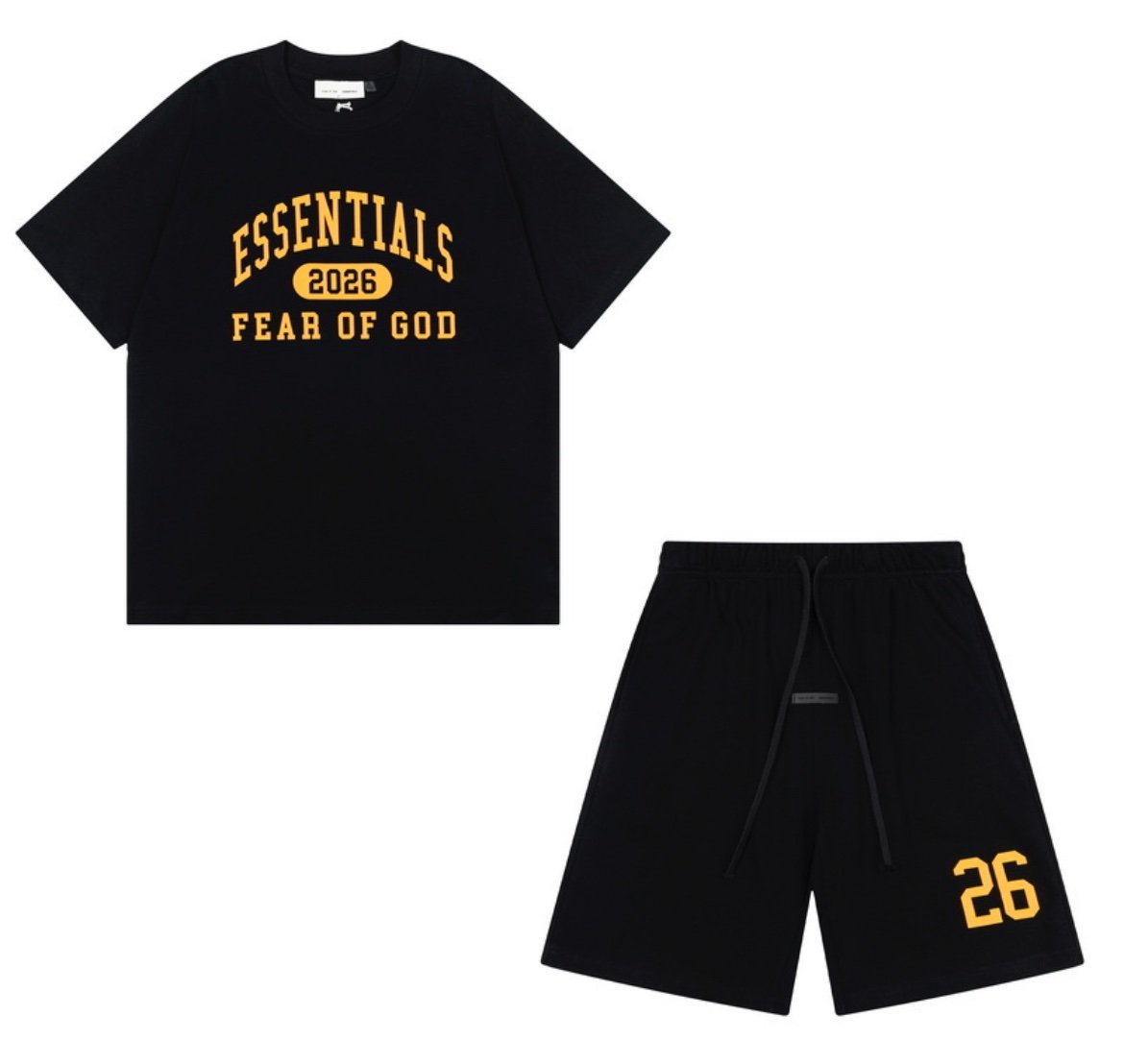 FOG Essentials 2026 2-Piece Summer Set Black/Yellow