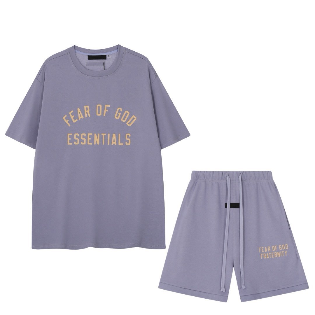 FOG Essentials 2-Piece Summer Set Purple/Yellow