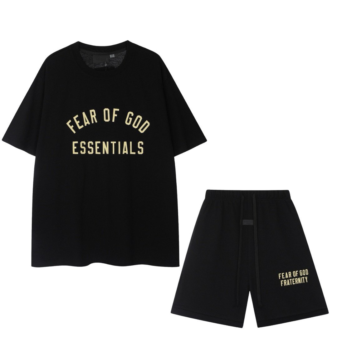 FOG Essentials 2-Piece Summer Set Black/Yellow