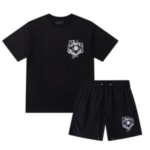 Amiri  Logo 2-Piece Summer Set Hollywood Print