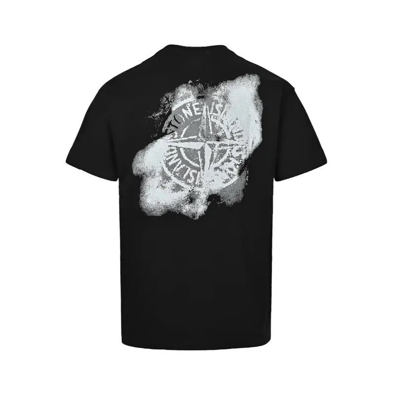 Stone Island Back Logo 2-Piece Summer Set Black - Afbeelding 2