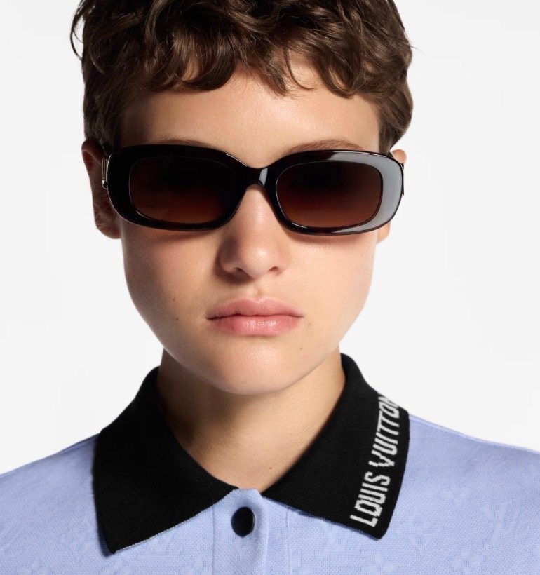 Louis Vuitton Sunglasses in Brown Print - Afbeelding 3