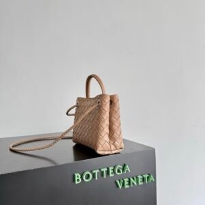 Alternative view of Bottega Veneta Mini Andiamo Dark Beige