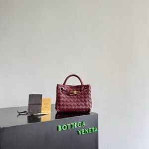 Bottega Veneta Mini Andiamo Lava Red