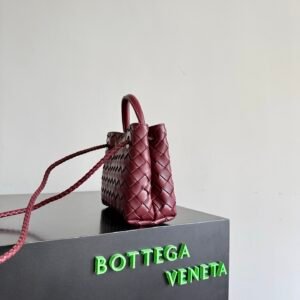 Alternative view of Bottega Veneta Mini Andiamo Lava Red