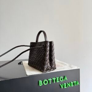 Alternative view of Bottega Veneta Mini Andiamo Dark Brown