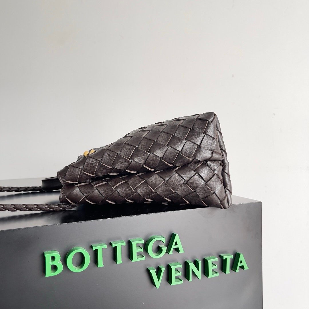 Bottega Veneta Small Andiamo Dark Brown - Afbeelding 2