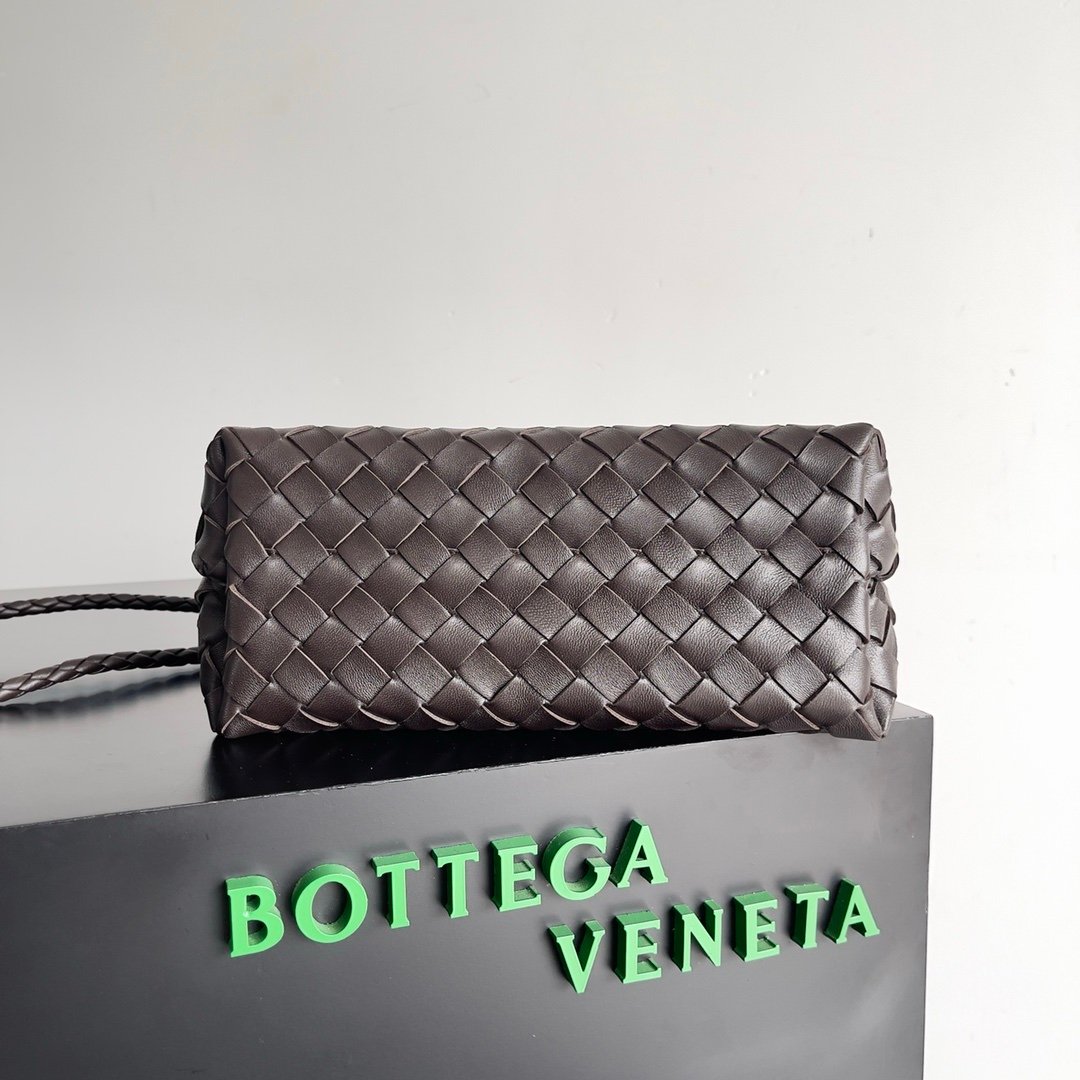 Bottega Veneta Small Andiamo Dark Brown - Afbeelding 3