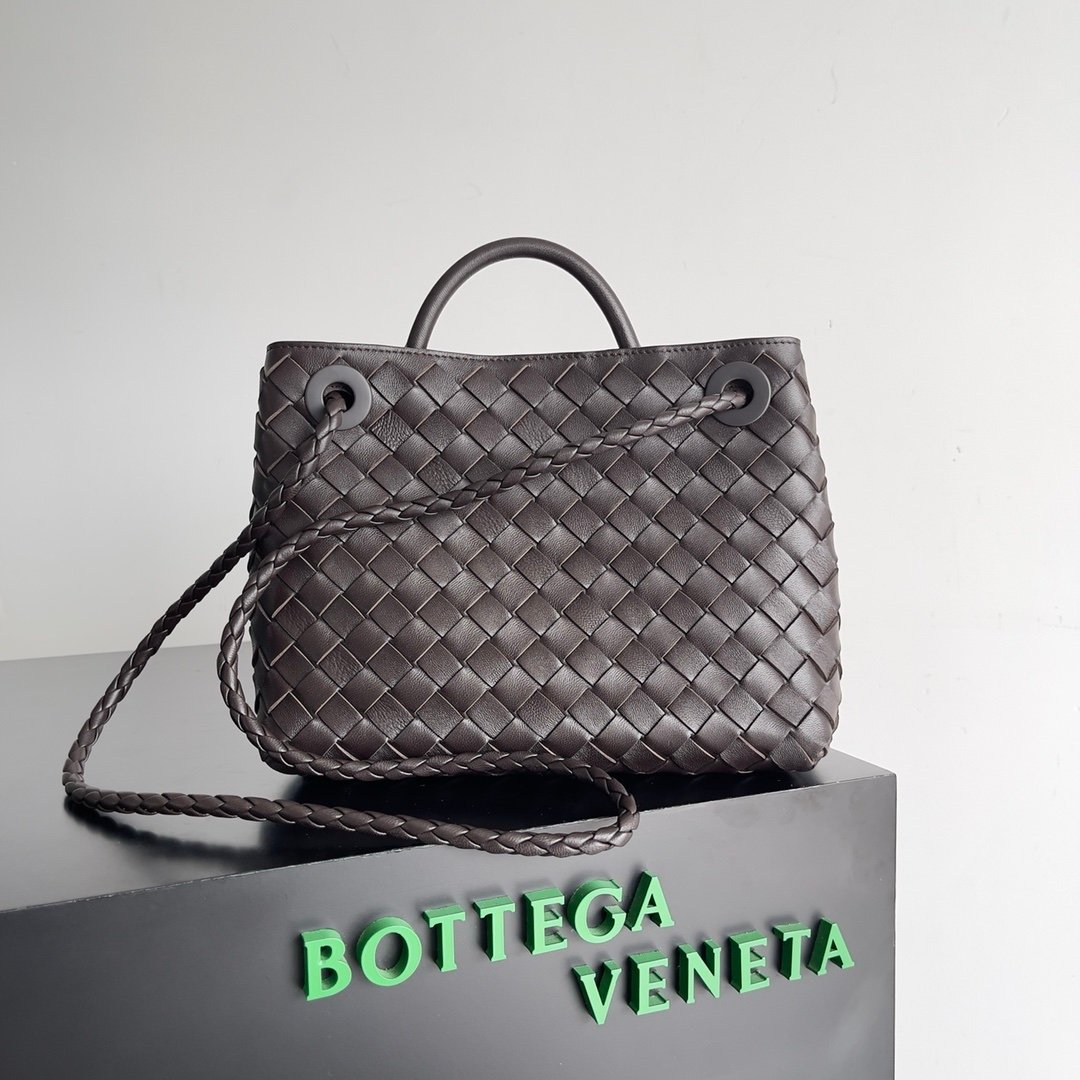 Bottega Veneta Small Andiamo Dark Brown - Afbeelding 4