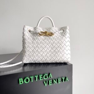 Bottega Veneta Small Andiamo White