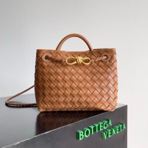 Bottega Veneta Small Andiamo Camel Brown