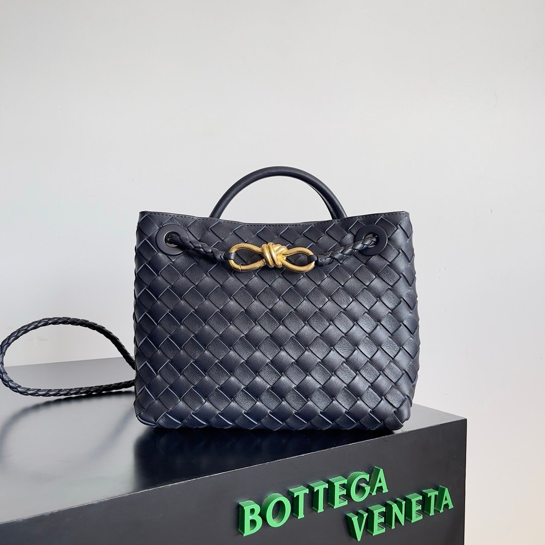 Bottega Veneta Small Andiamo Navy