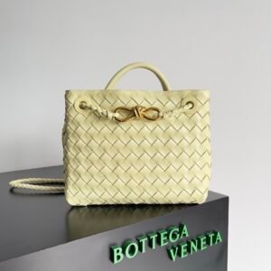 Bottega Veneta Small Andiamo Butter Yellow