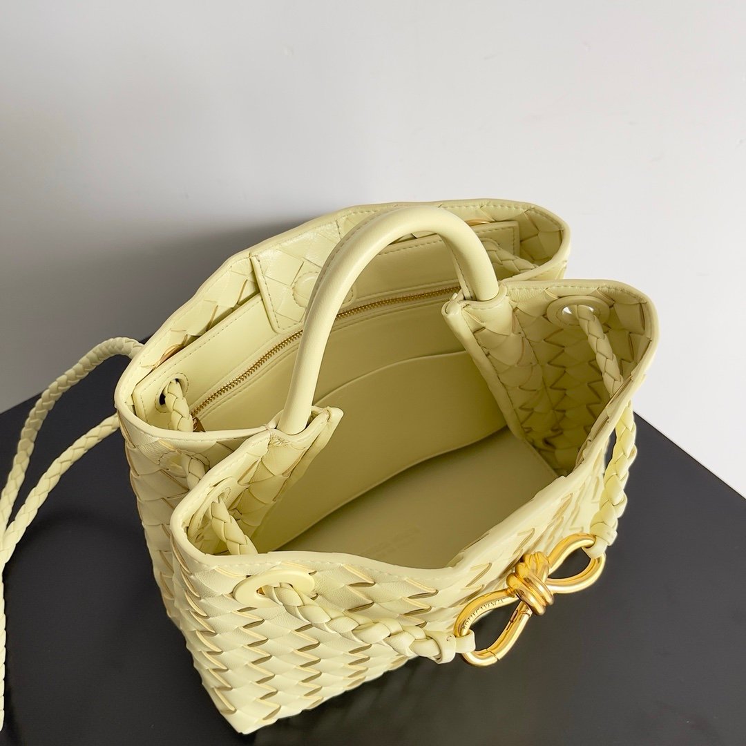 Bottega Veneta Small Andiamo Butter Yellow - Afbeelding 5