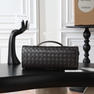 Alternative view of Bottega Veneta Andiamo Clutch Dark Brown