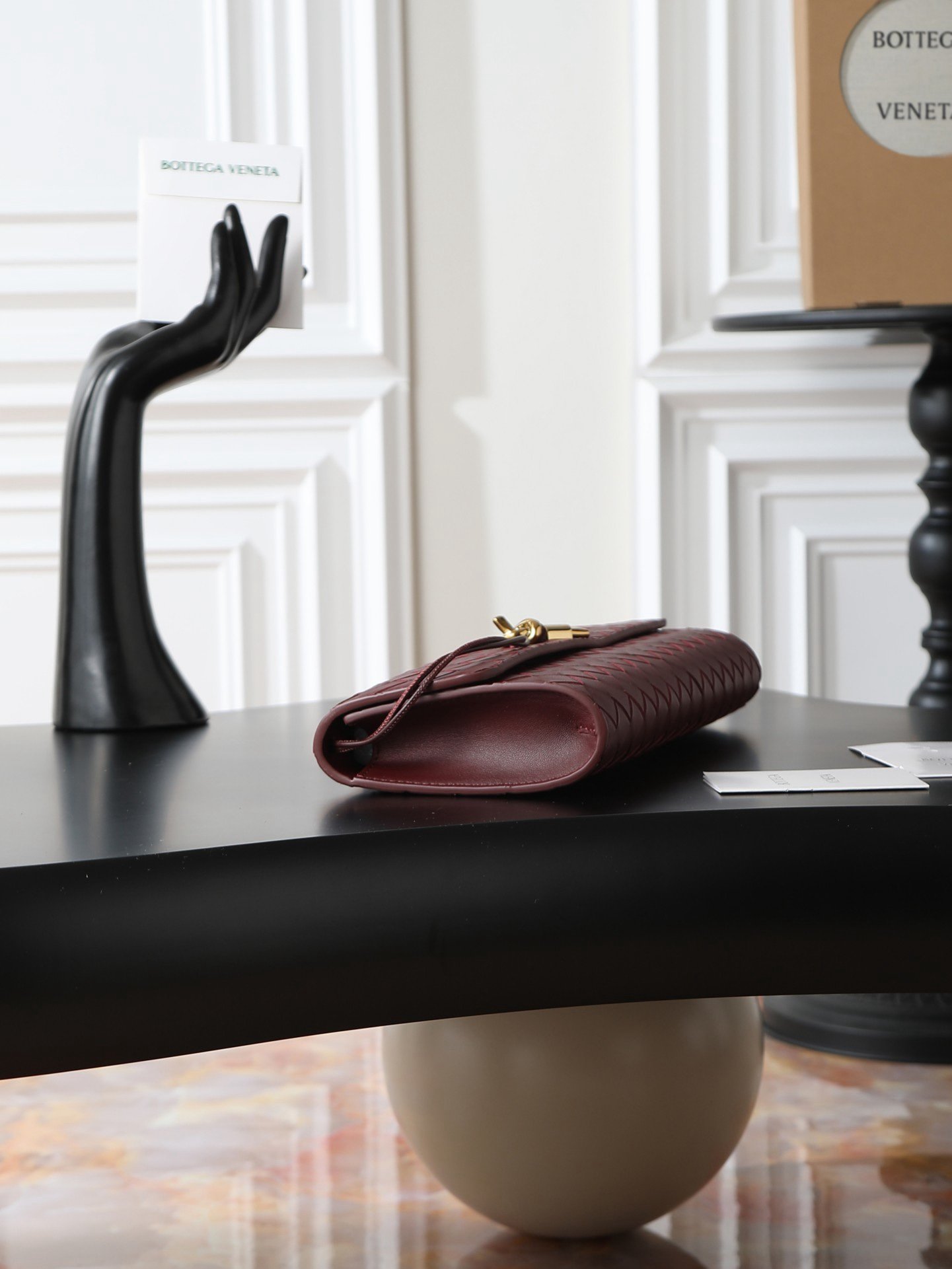 Bottega Veneta Andiamo Clutch Red - Afbeelding 4