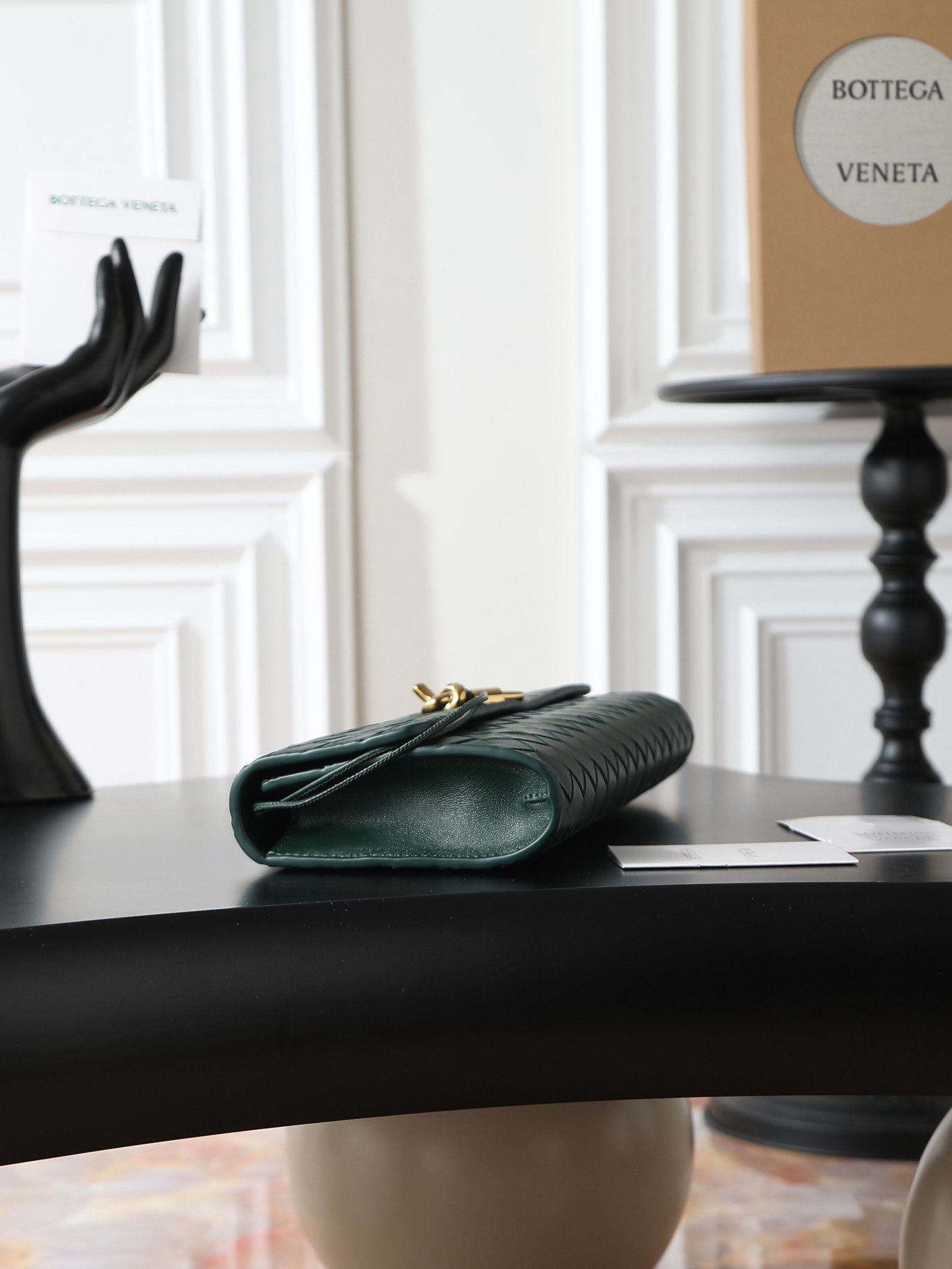 Bottega Veneta Andiamo Clutch Green - Afbeelding 4