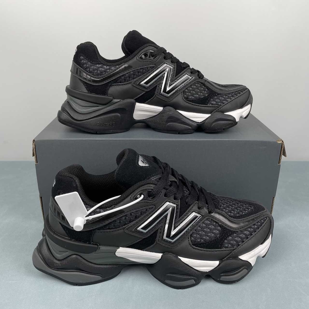 New Balance 9060 Shoe Palace Black Silver - Afbeelding 5