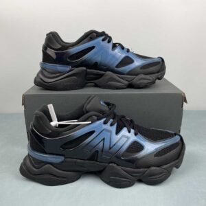 Alternative view of New Balance 9060 Black Blue Gradient