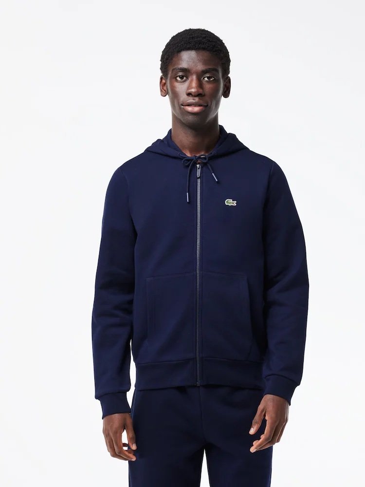 Lacoste Zip Hoodie Tracksuit In Navy - Afbeelding 4