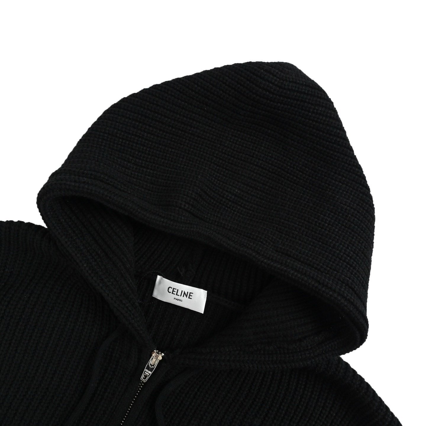 Celine Logo-Appliquéd Wool Jacket In Black Loose Fit - Afbeelding 4