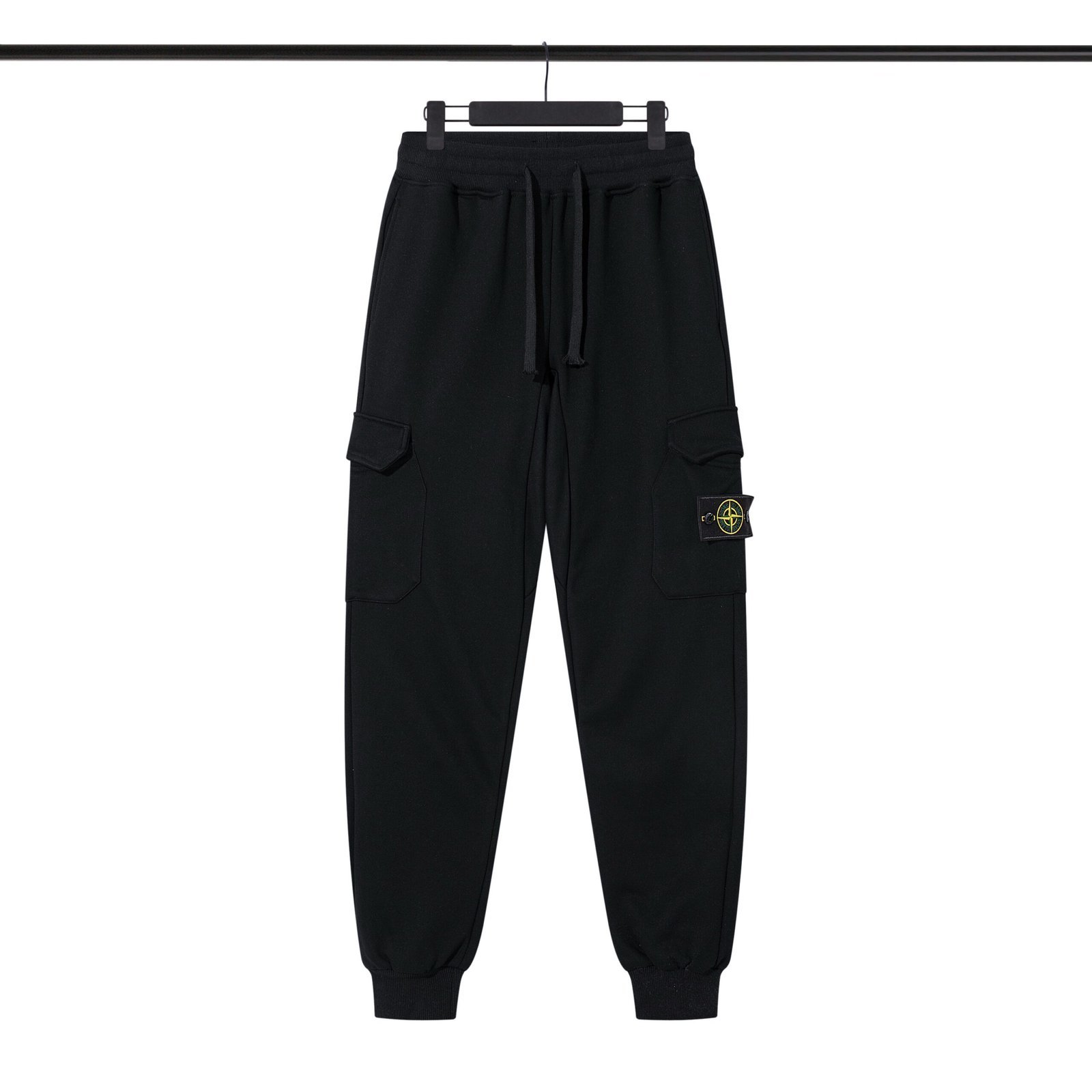 Stone Island Zipped Hoodie Tracksuit Black - Afbeelding 4
