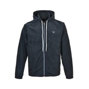 Prada Blue Re-Nylon Blouson Jacket