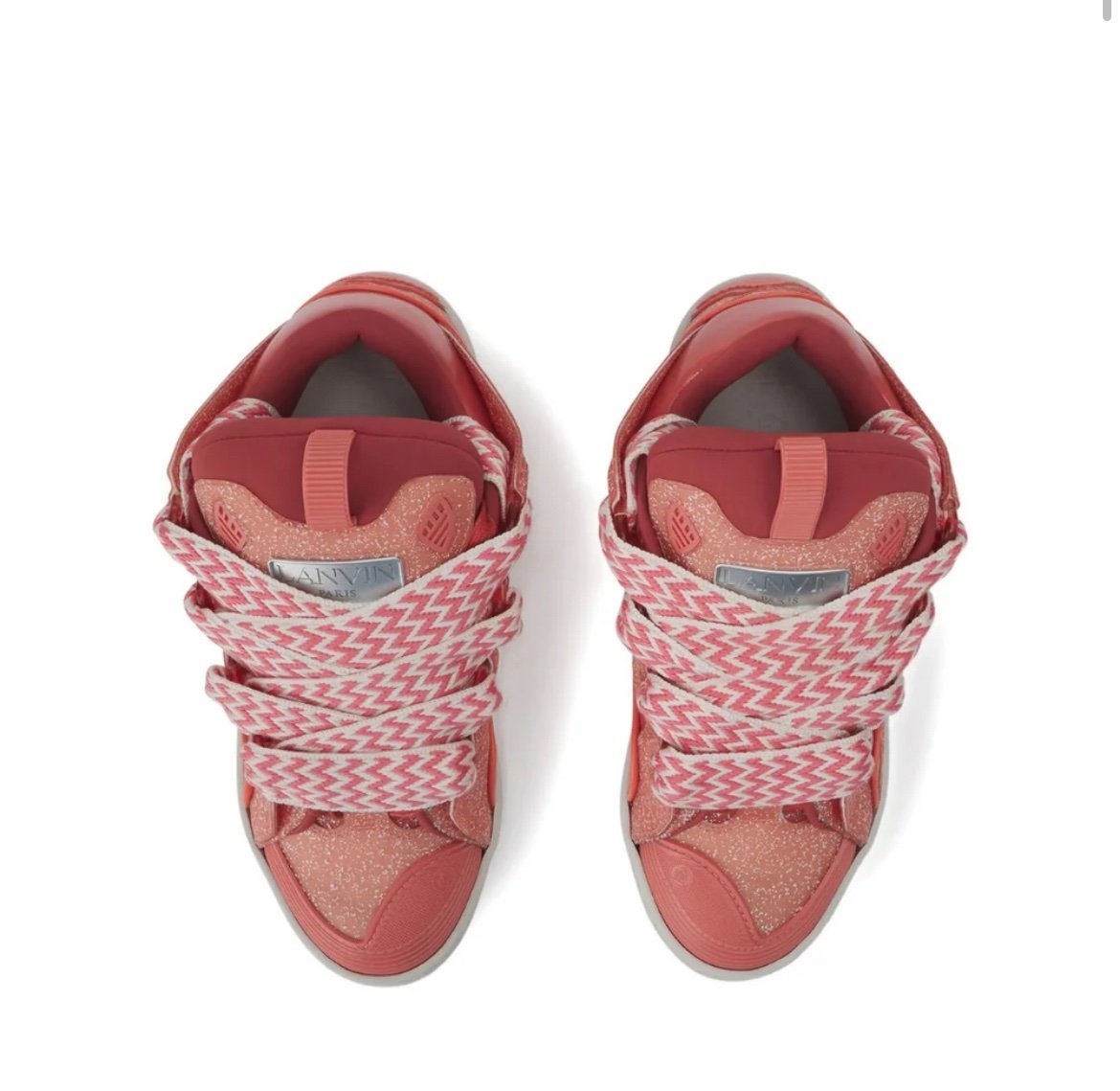 Lanvin Curb Sneaker Pink White - Afbeelding 3