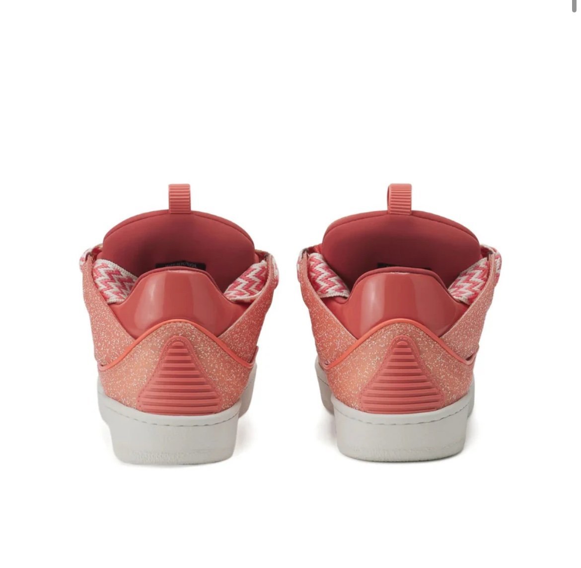 Lanvin Curb Sneaker Pink White - Afbeelding 4