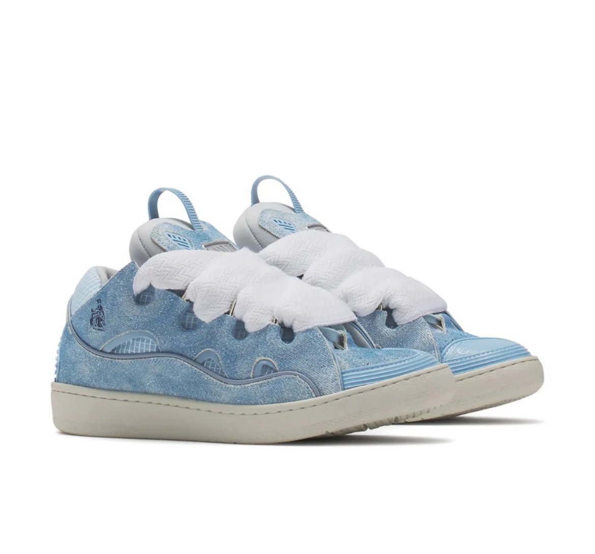 Lanvin Curb Sneaker Blue White - Afbeelding 2