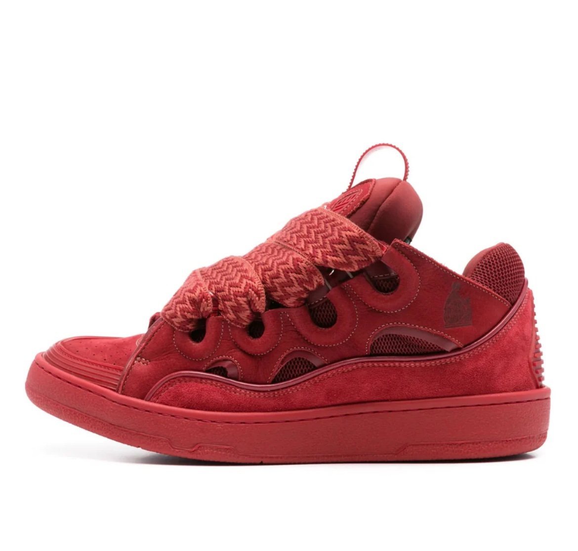 Lanvin Curb Sneaker Red