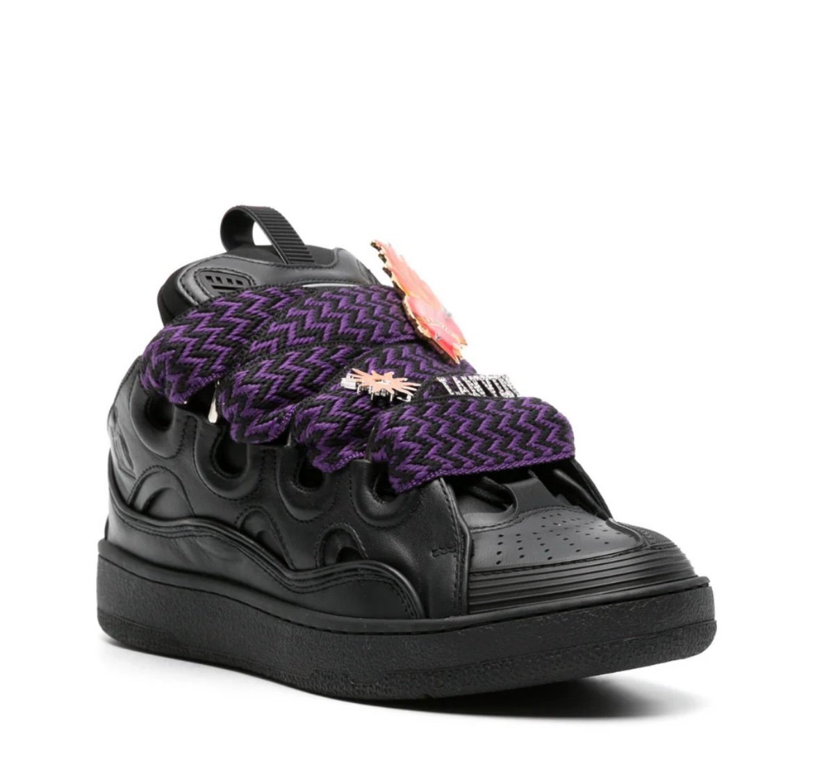 Lanvin Curb Sneaker Black Purple - Afbeelding 2