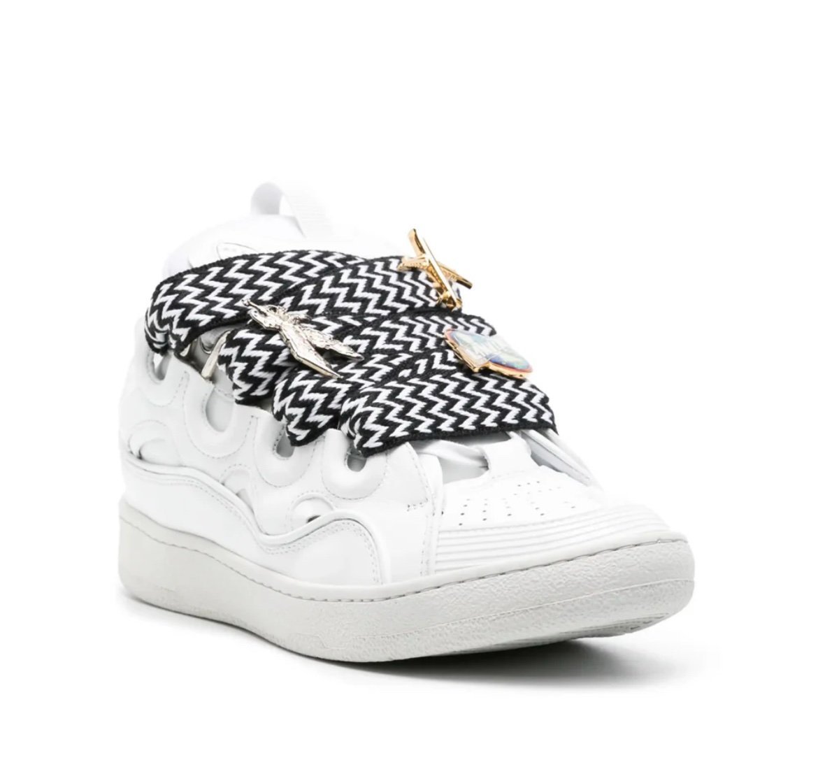 Lanvin Curb Sneaker White Black - Afbeelding 2