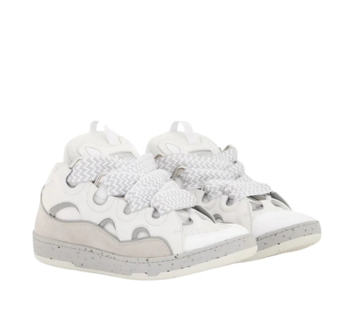Lanvin Curb Sneaker White Grey - Afbeelding 2