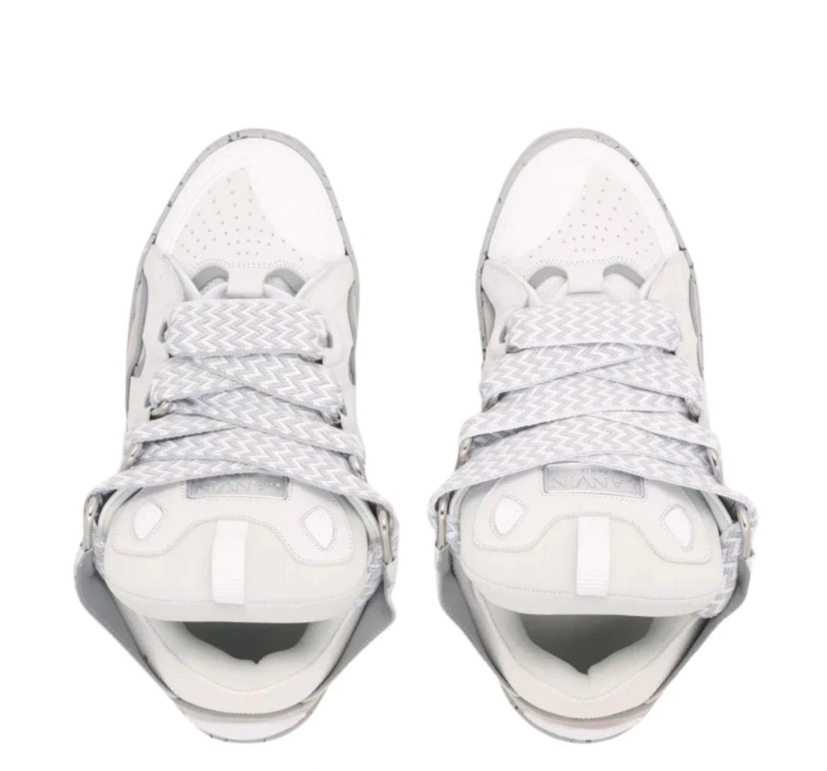 Lanvin Curb Sneaker White Grey - Afbeelding 3