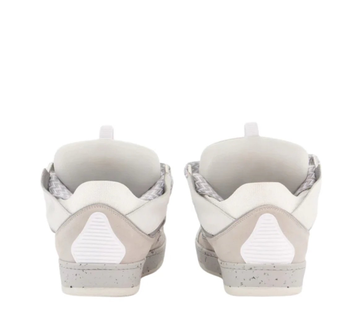 Lanvin Curb Sneaker White Grey - Afbeelding 4