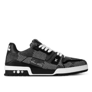 Louis Vuitton Trainer Black Damier 3D Denim