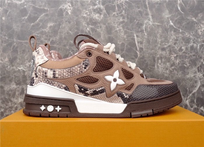 Louis Vuitton Skate Brown Snakeskin - Afbeelding 2