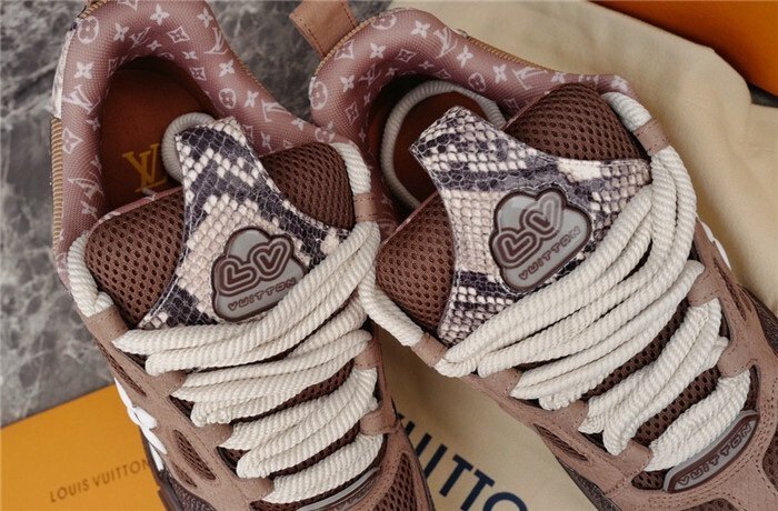Louis Vuitton Skate Brown Snakeskin - Afbeelding 6