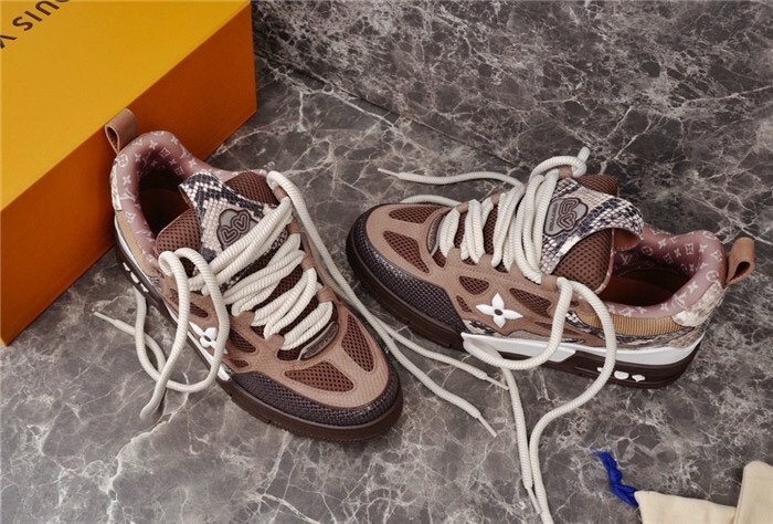 Louis Vuitton Skate Brown Snakeskin - Afbeelding 8
