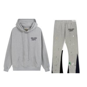 Gallery Dept. Logo Print Tracksuit In Grey