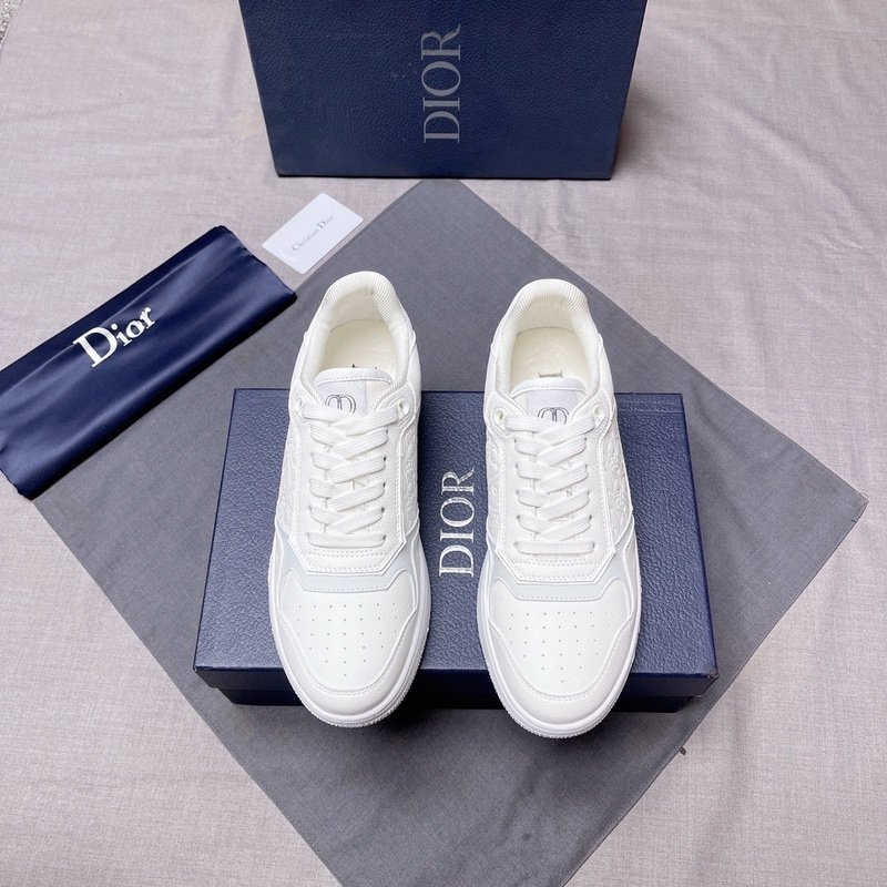 Dior B27 Low Calfskin White - Afbeelding 4