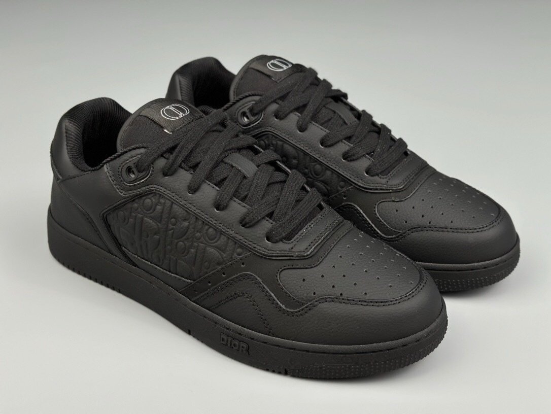 Dior B27 Low Calfskin Black - Afbeelding 3