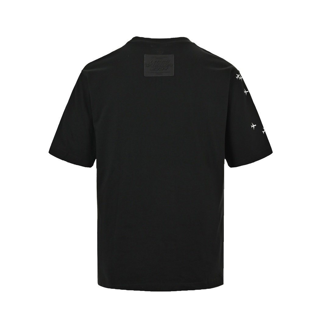 Louis Vuitton 2054 Planes T-Shirt Black - Afbeelding 2