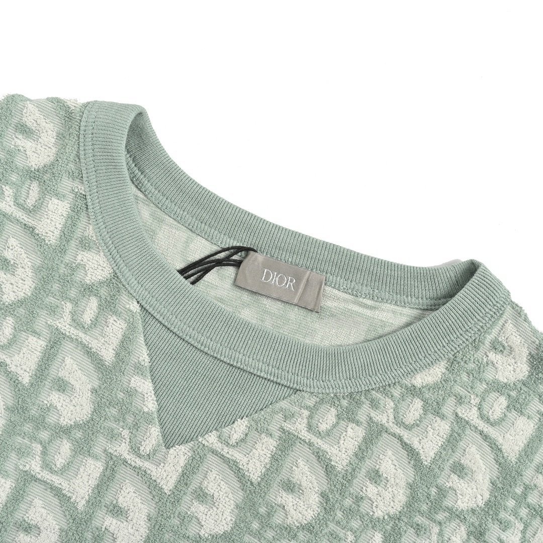Dior Oblique Relaxed-Fit T-Shirt Terry Cotton - Afbeelding 4