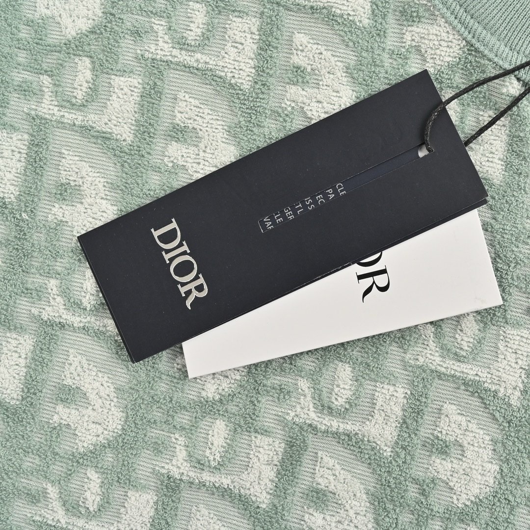Dior Oblique Relaxed-Fit T-Shirt Terry Cotton - Afbeelding 5