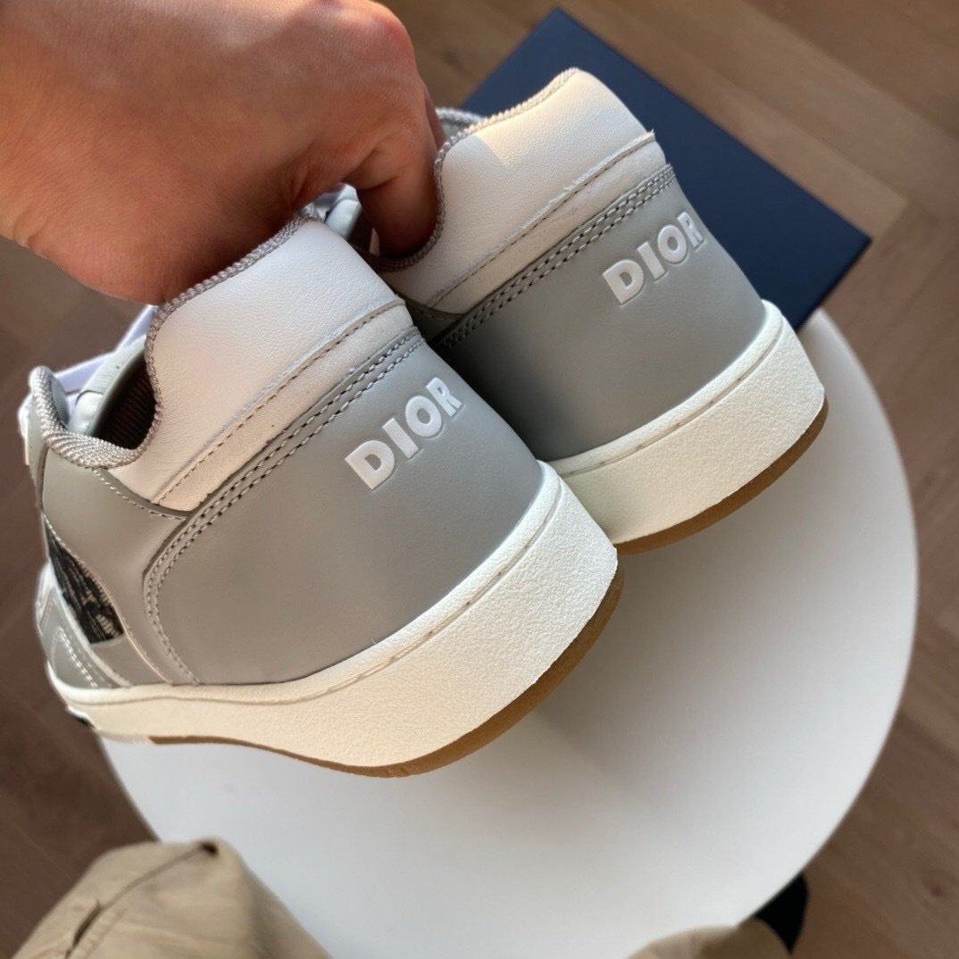 Dior B27 Low Oblique Grey/White - Afbeelding 6