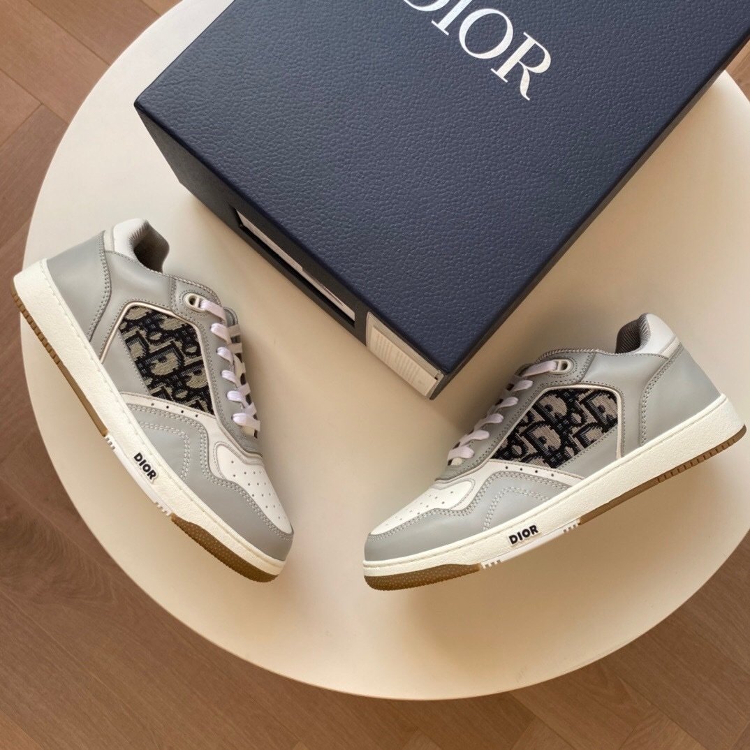 Dior B27 Low Oblique Grey/White - Afbeelding 3