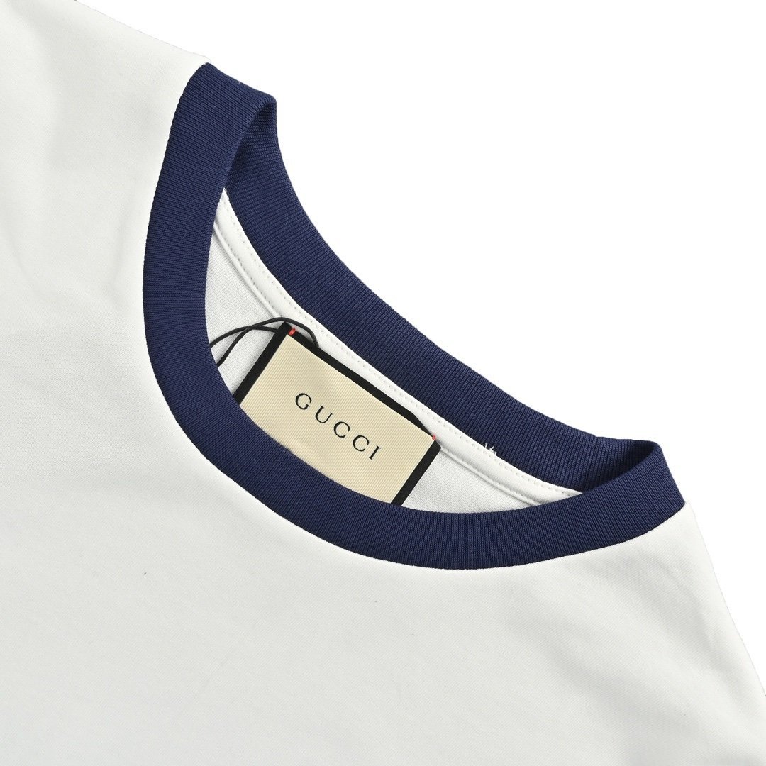 Gucci Jersey T-Shirt In Off White - Afbeelding 4
